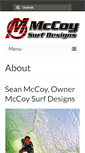 Mobile Screenshot of mccoysurfdesigns.com